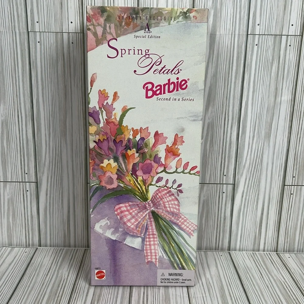 Barbie Doll Spring‎ Petals Avon Exclusive 1996 Mattel #16872 New in Box